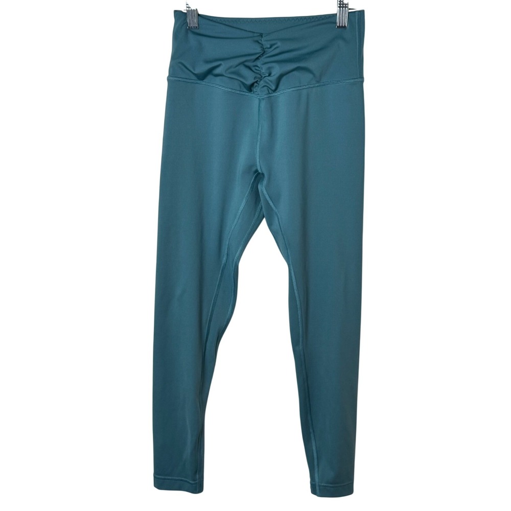 Victoria's Secret Leggings Women S Teal On Point Live Ruched V-Front High Rise